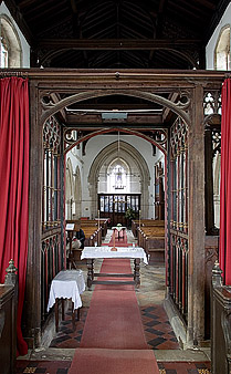 the screen from the east