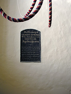 the splendid monument to Gilbert the bellringer